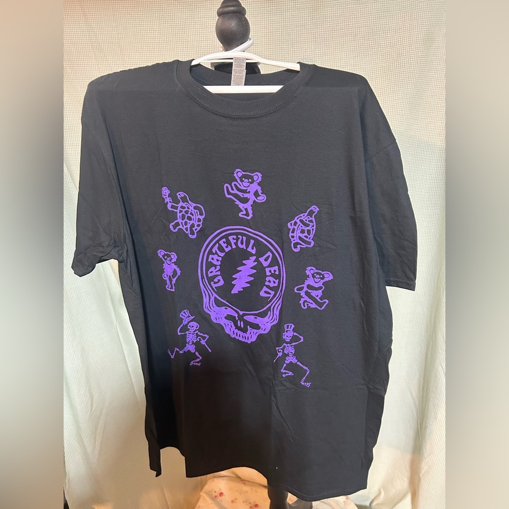 Grateful Dead Gildan Softstyle Classic Black Tee- official merchandise size xl